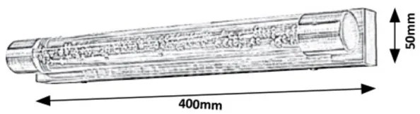 Rabalux 5787 - Applique a LED da bagno ABBEY 2xLED/5W/230V IP44