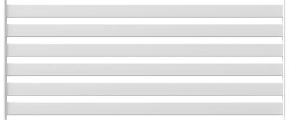 Pannello di recinzione in alluminio verniciato bianco GARDENGATE Panello Antas bianco L 200 x H 98.6 cm