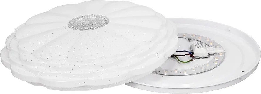 Plafoniera LED bianca 38x38 cm Victus – Candellux Lighting