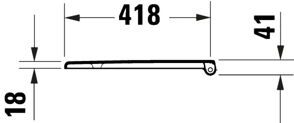 Duravit 28210000 - Sedile per WC D-CODE 37,4x43,3 cm bianco
