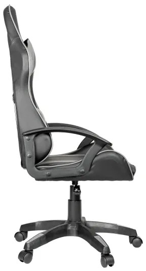 Sedia da gioco VARR Zolder nero/grigio