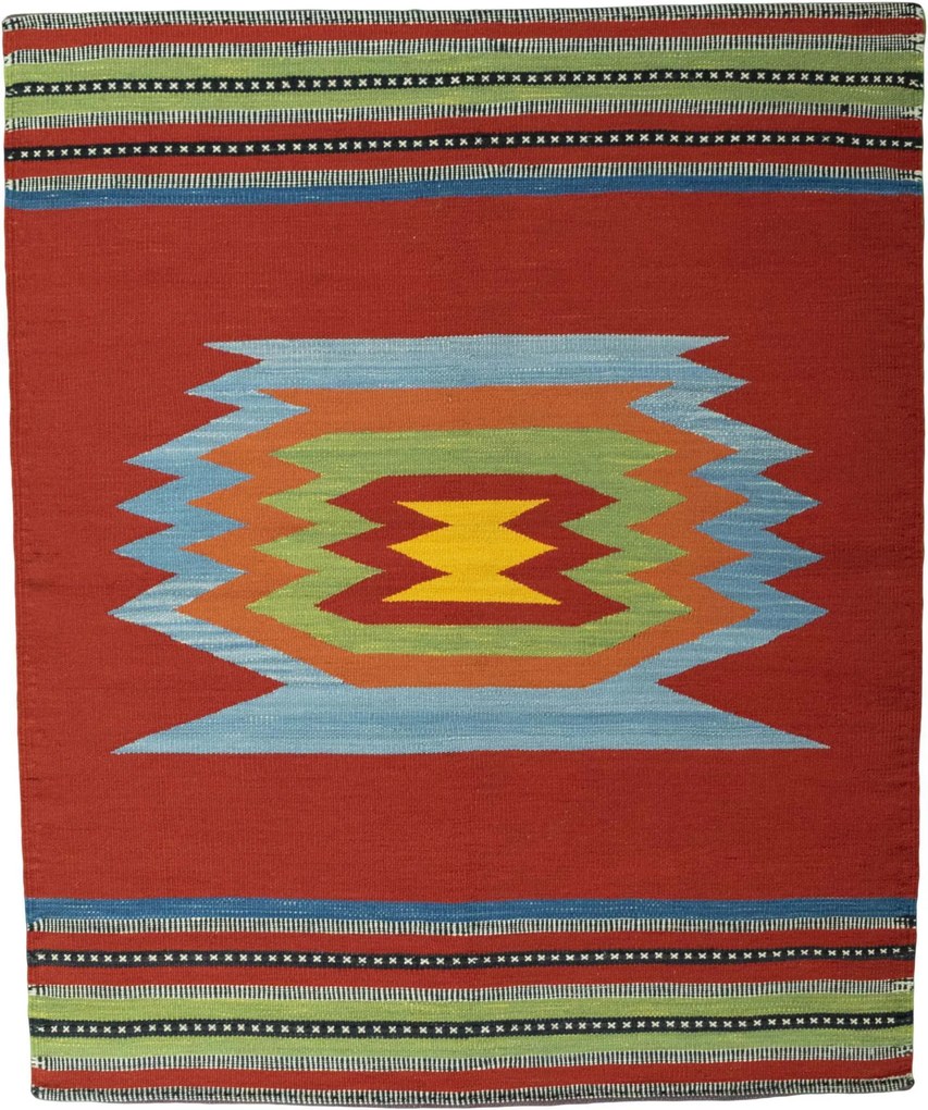 Kilim Tappeto persiano 120 x 140 (Iran) Tessuto A Mano