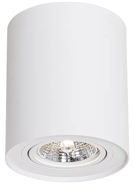 Faretto da soffitto moderno bianco orientabile e inclinabile AR70 - Rondoo Up