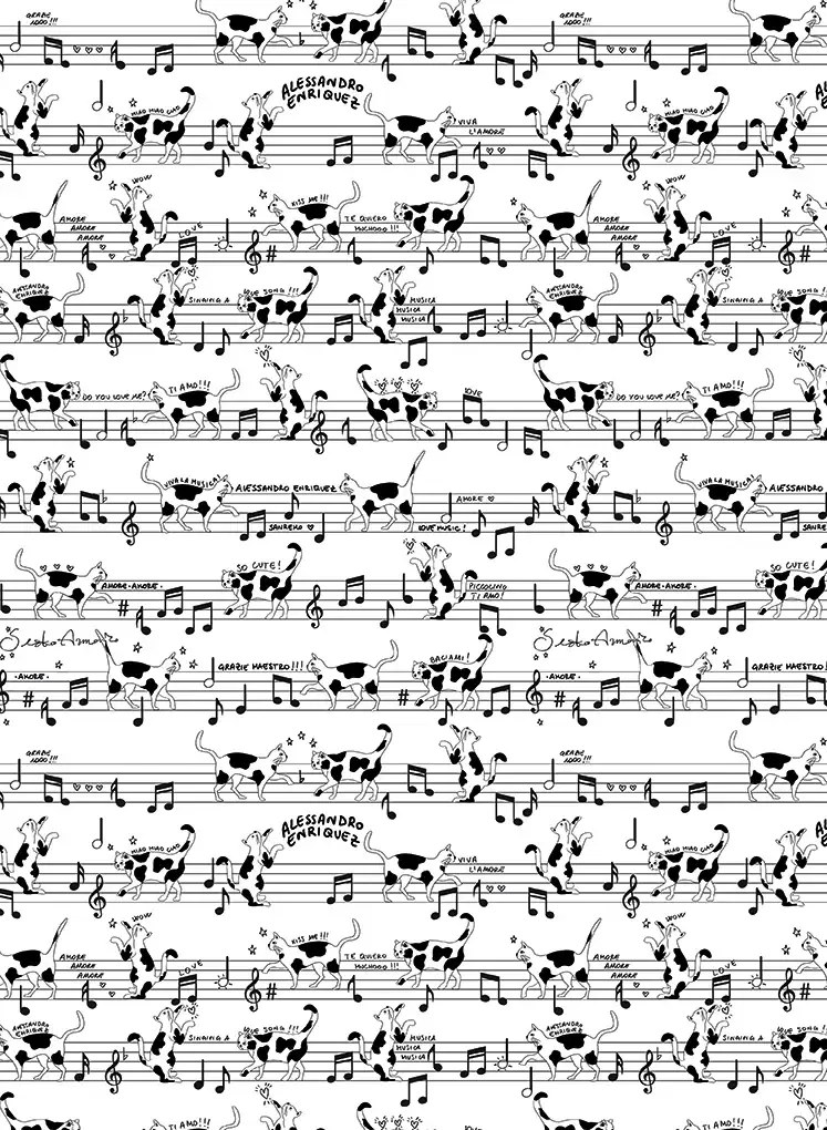 Jannelli & Volpi Carta da parati Musicisti - 25512