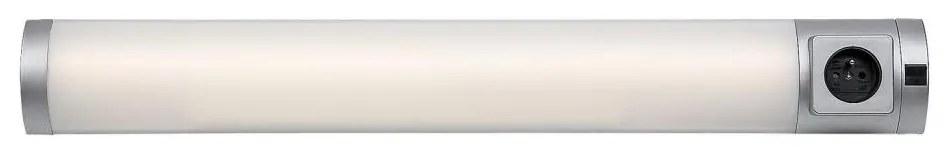 Rabalux 78039 - Lampada LED sottopensile con presa SOFT 2E LED/8W/230V 4000K 68cm argento