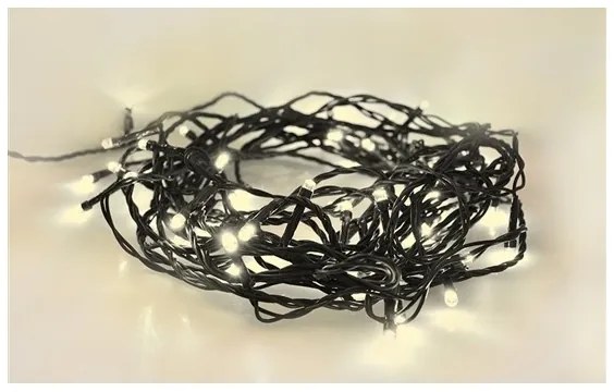 Solight 1V101-WW-Catena LED natalizia da esterno 100xLED/8 funzioni IP44 13m bianco caldo