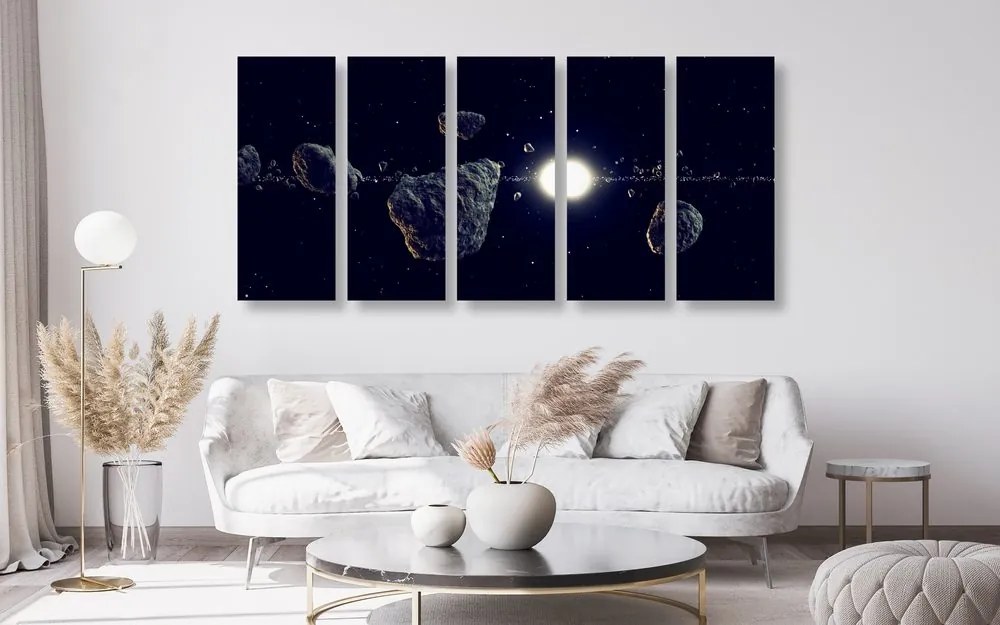 Quadri 5 pezzi – Meteoriti