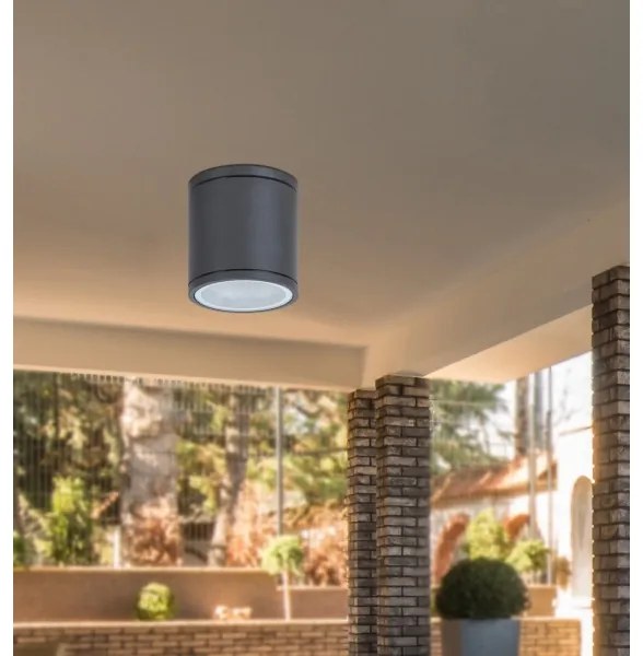 Rabalux 8150 - Plafoniera da esterno AKRON 1xGU10/35W/230V IP54