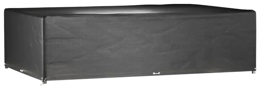 Copri mobili giardino 2pz 16 occhielli 325x205x90cm rettangolo