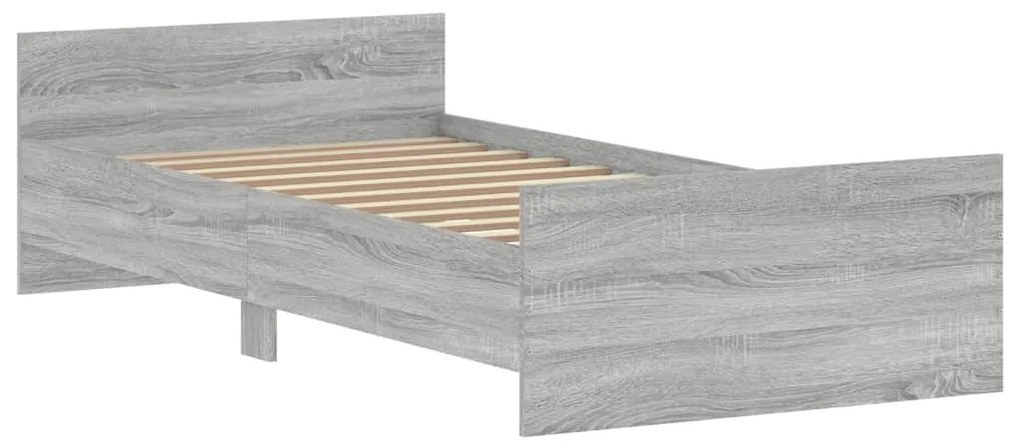 Giroletto Grigio Sonoma 90x190 cm in Legno Multistrato