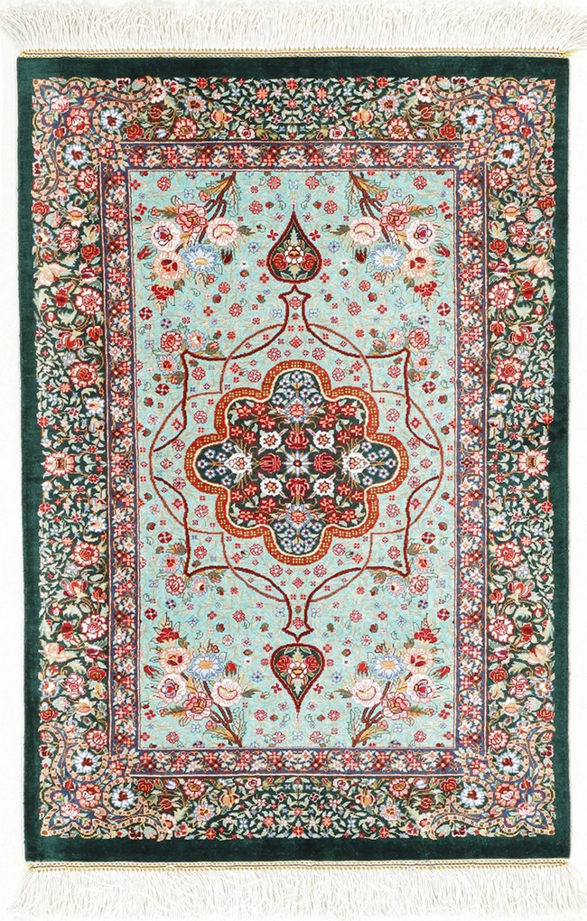 Ghom Tappeto persiano 60x90 (Iran) Annodato A Mano