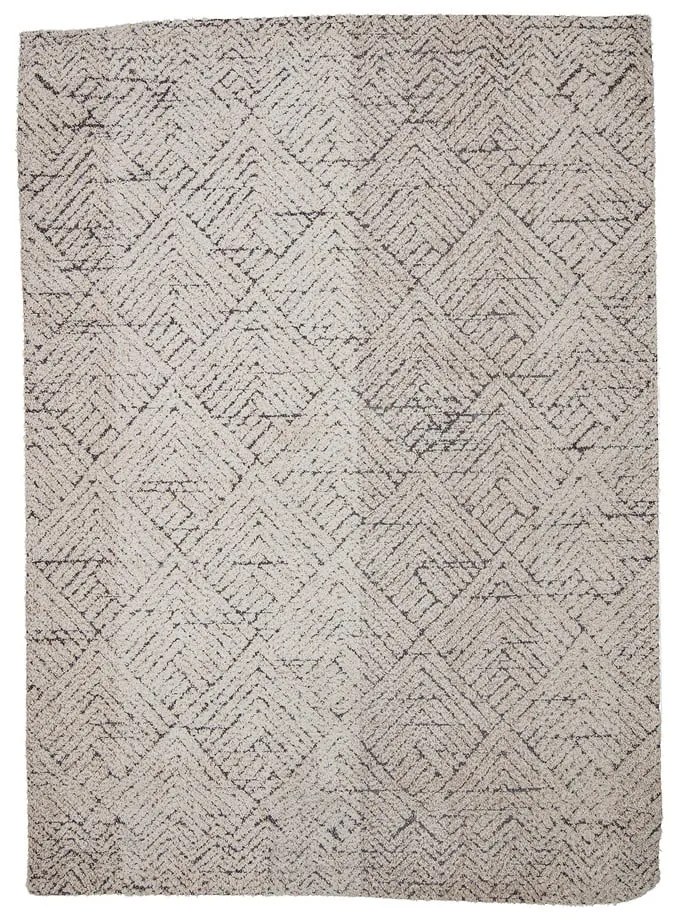 Tappeto color crema in misto cotone 150x210 cm Saxo – Bloomingville