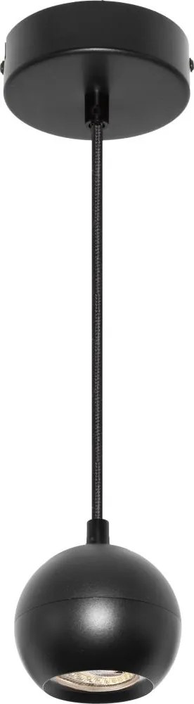 Osram - Sospensione a cavo SPOT SPHERAL 1xGU10/6W/230V nero