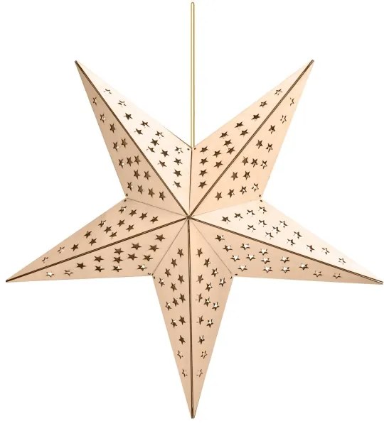 Brilagi - Stella natalizia a LED, 59x55 cm, alimentata da 2 batterie AA