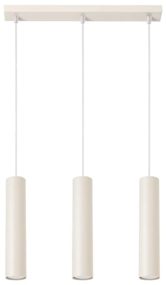 Lampadario color crema Castro – Sollux