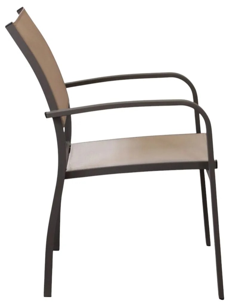 TORRES - poltrona con struttura in alluminio verniciato bianco, antracite, taupe o tortora