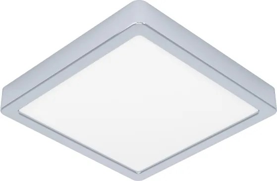Eglo 901766 - Lampada da soffitto LED per bagno FUEVA LED/10,5W/230V 22x22 cm IP44 cromato