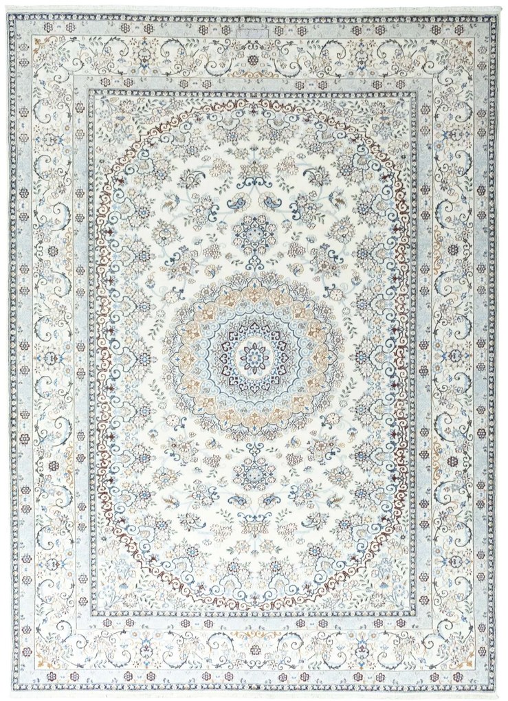Nain Tappeto persiano 260 x 360 Beige (Iran) Annodato A Mano