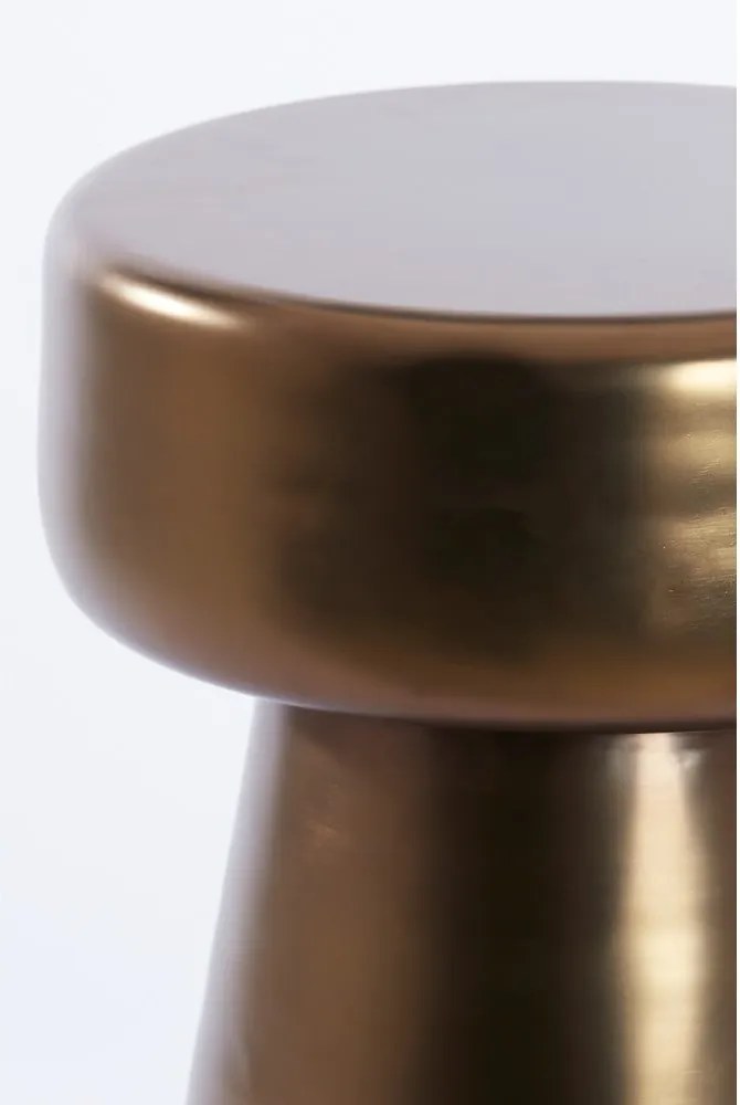 Tavolino rotondo in metallo ø 29 cm Dakwa - Light &amp; Living