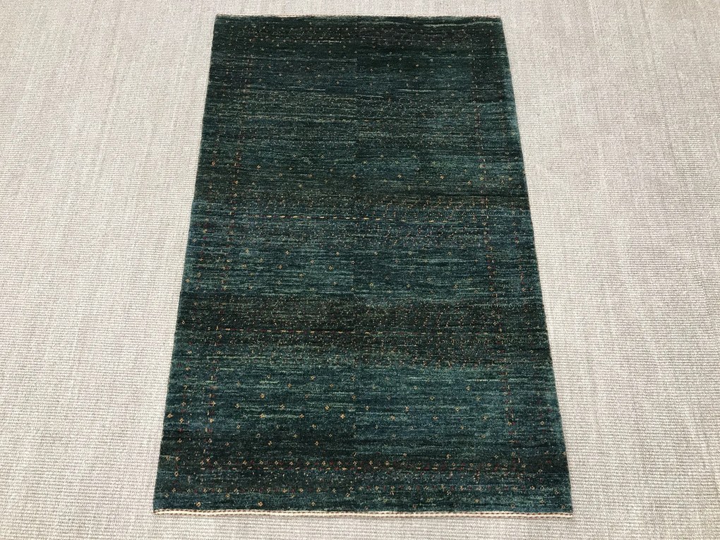 Loribaft Tappeto persiano 160x100 Verde (Iran) Annodato A Mano