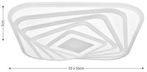 Brilagi - Plafoniera LED dimmerabile MODERN LED/210W/230V 3000-6000K + telecomando