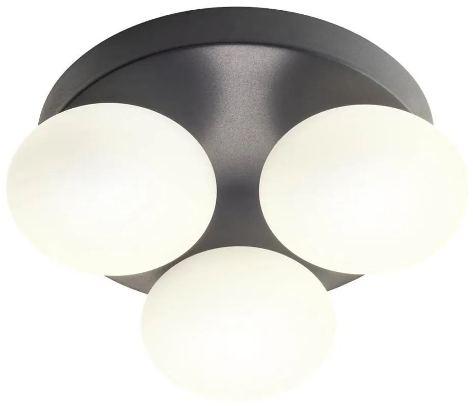 Redo 01-4308 - Plafoniera LED da bagno OVUM 3xLED/5W/230V IP44 nero