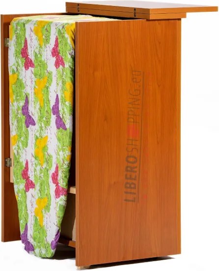 Mobile da stiro asse scomparsa legno Ciliegio - JOLLY 2 ante
