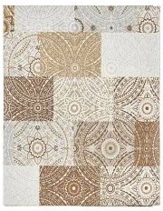 Tovaglia Mandala Tela Beige (140 x 180 cm)