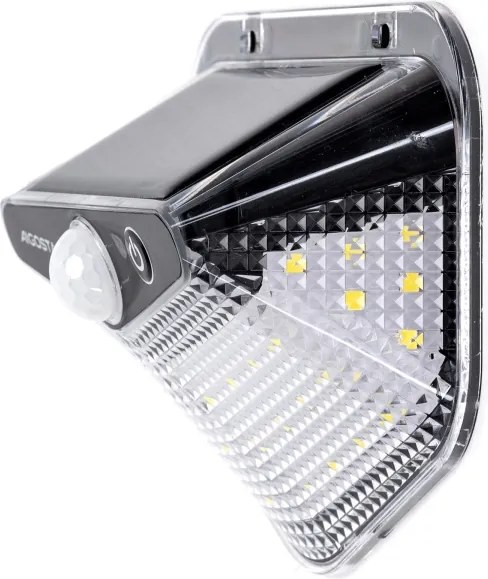 Aigostar -LED Lampada solare con sensore LED/3,7V 6500K 500 mAh IP65 nera