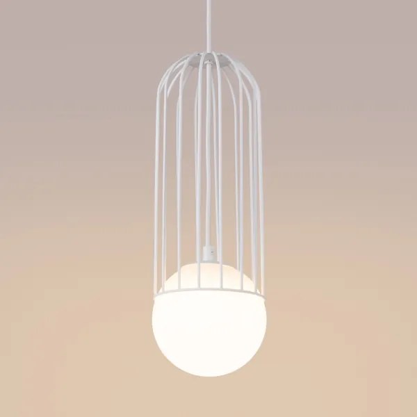 Sollux SL.1331 - Lampadario a sospensione con filo BRINA 1xG9/8W/230V bianco