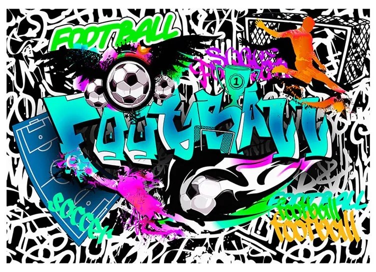 Fotomurale  Sports Graffiti  Colore colorful, Dimensioni e Misure 250x175