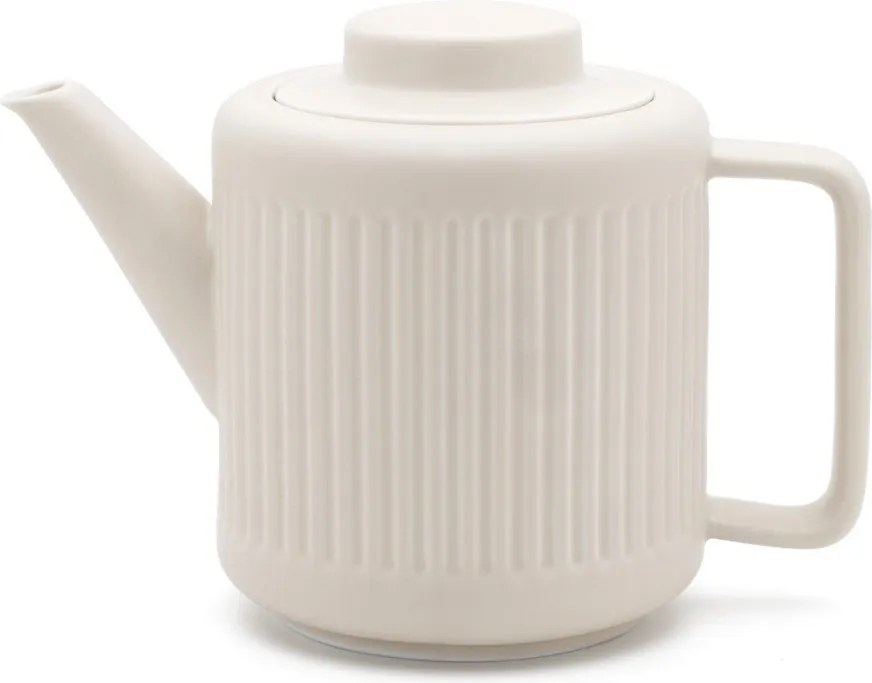 Teiera bianca in porcellana con filtro 1,2 l Skagen – Bredemeijer