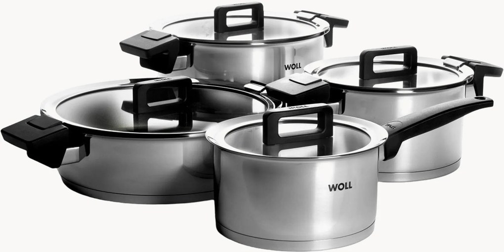 Batteria di pentole in acciaio inossidabile Concept 8 pz