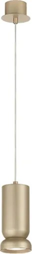 Lampada a sospensione D8,5 cm LILIUM in alluminio verniciato a polvere Oro