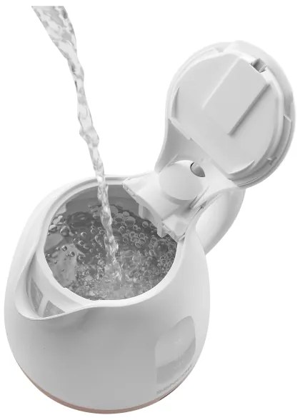 Sencor - Bollitore 1 l 1100W/230V bianco/rosa