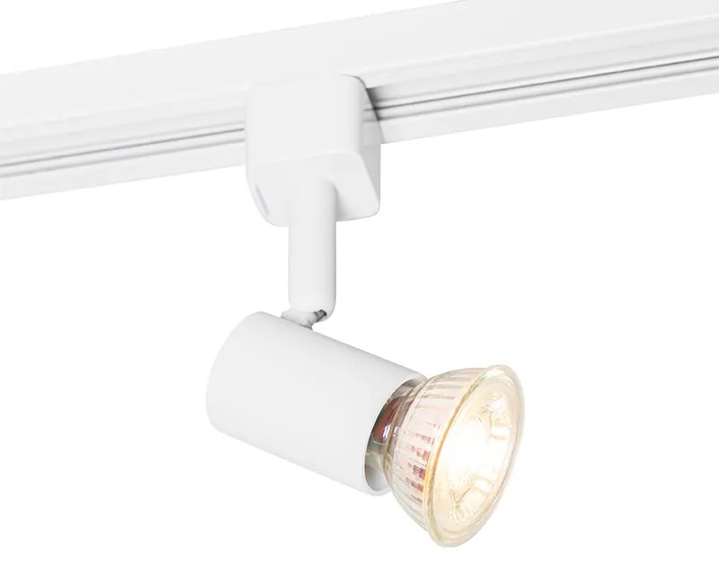 Faretto da binario monofase moderno bianco - Iconic Jeany