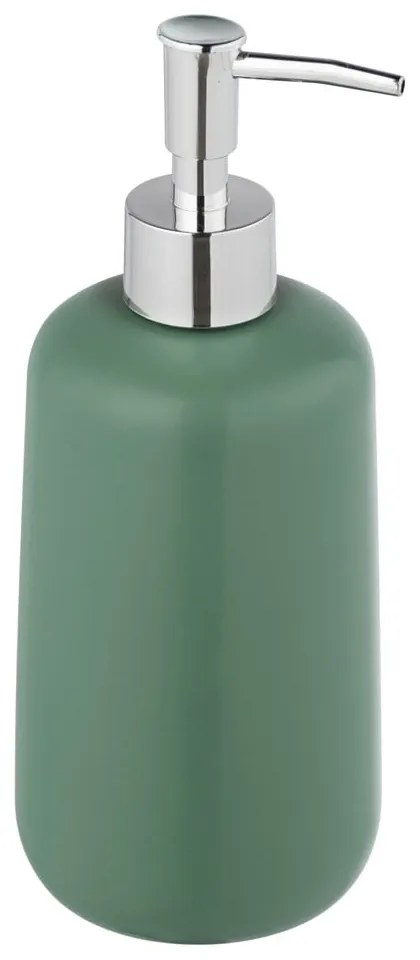 Dispenser di sapone in ceramica verde 0,5 l Olinda - Allstar