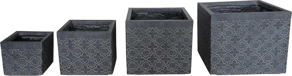 ACANTO - set di vasi in fibra sintetica