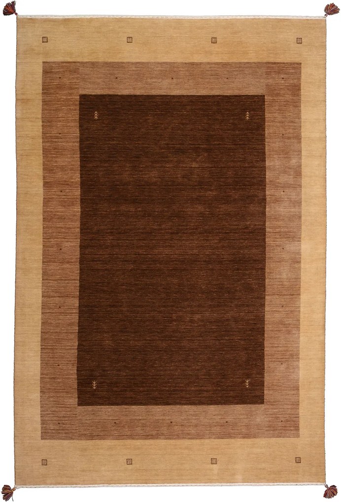 Loribaft Tappeto 300 x 200 Beige (Indian) Realizzato A Mano