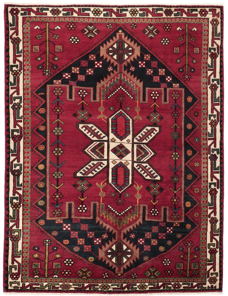 Bakhtiar Tappeto 220 x 170 (Iran) Annodato A Mano