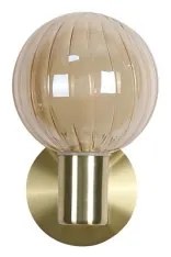 Searchlight 30506GO - Applique da parete LUMINSPHERE 1xG9/7W/230V in ottone