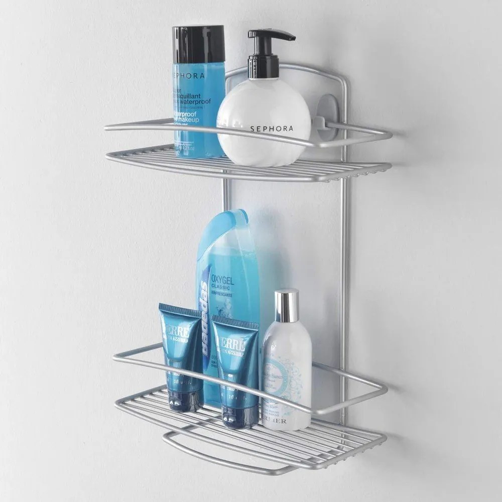Espositore da parete a due livelli , 26 x 35 cm Onda - Metaltex