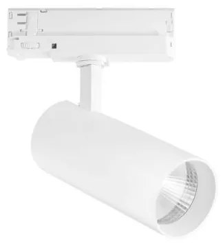 Proiettore a binario led jet 30fm bco 30w 3000k ø70x70 led-jet-w-30fm