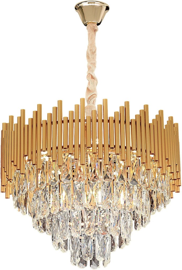 Lampada Cristal G062-CP 50CM GOLD