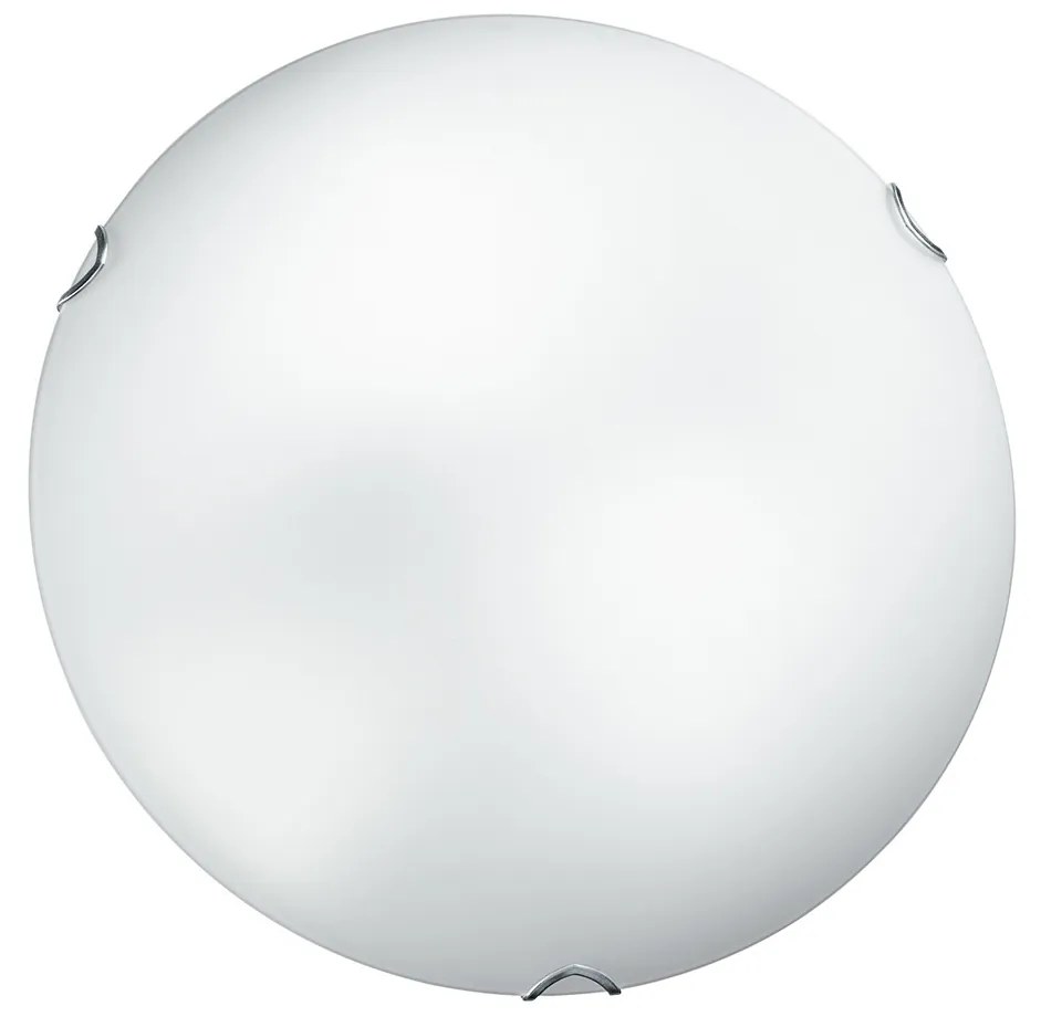 Lampadario Plafoniera Obl0 Ceiling Lamp Colore Bianco 60W Mis 50 cm