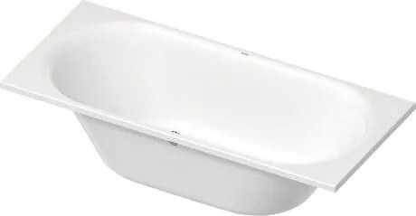 Vasca 180x80 da Incasso Due Schienali In Acrilico Sanitario Bianco Lucido D-Neo 700476 Duravit