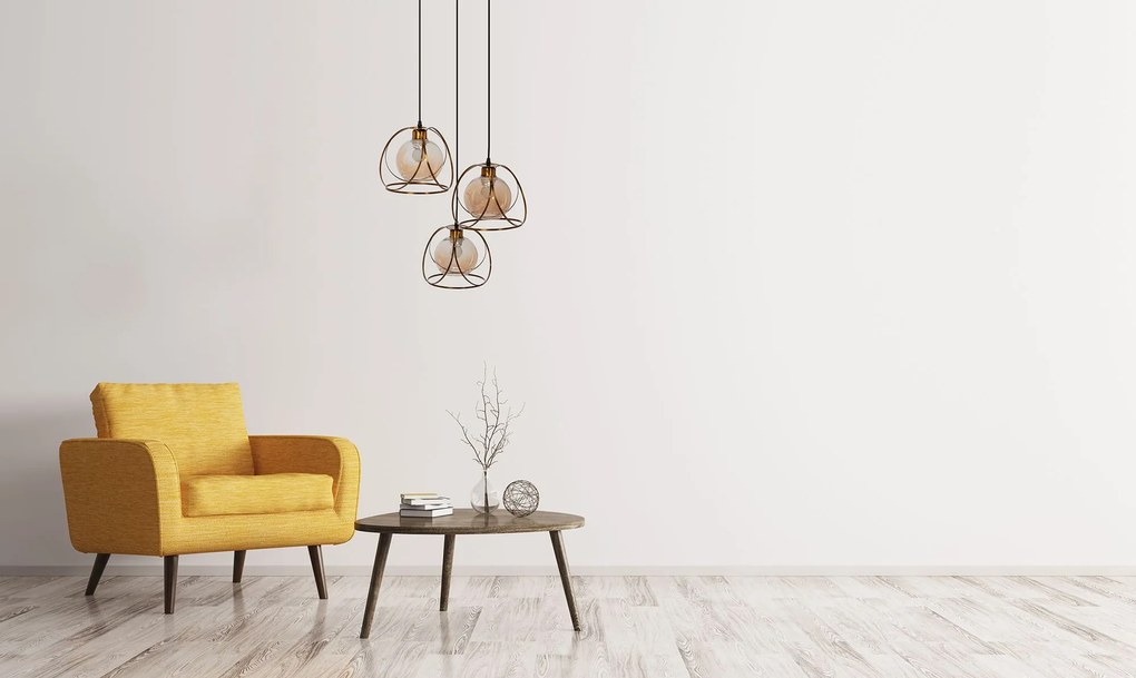 Lampada APP1137-3C Black Gold