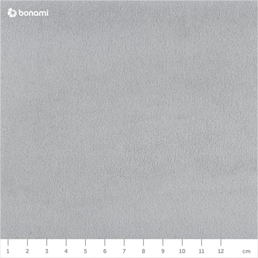 Letto matrimoniale imbottito grigio chiaro con contenitore con griglia 180x200 cm Juniper - Mazzini Beds