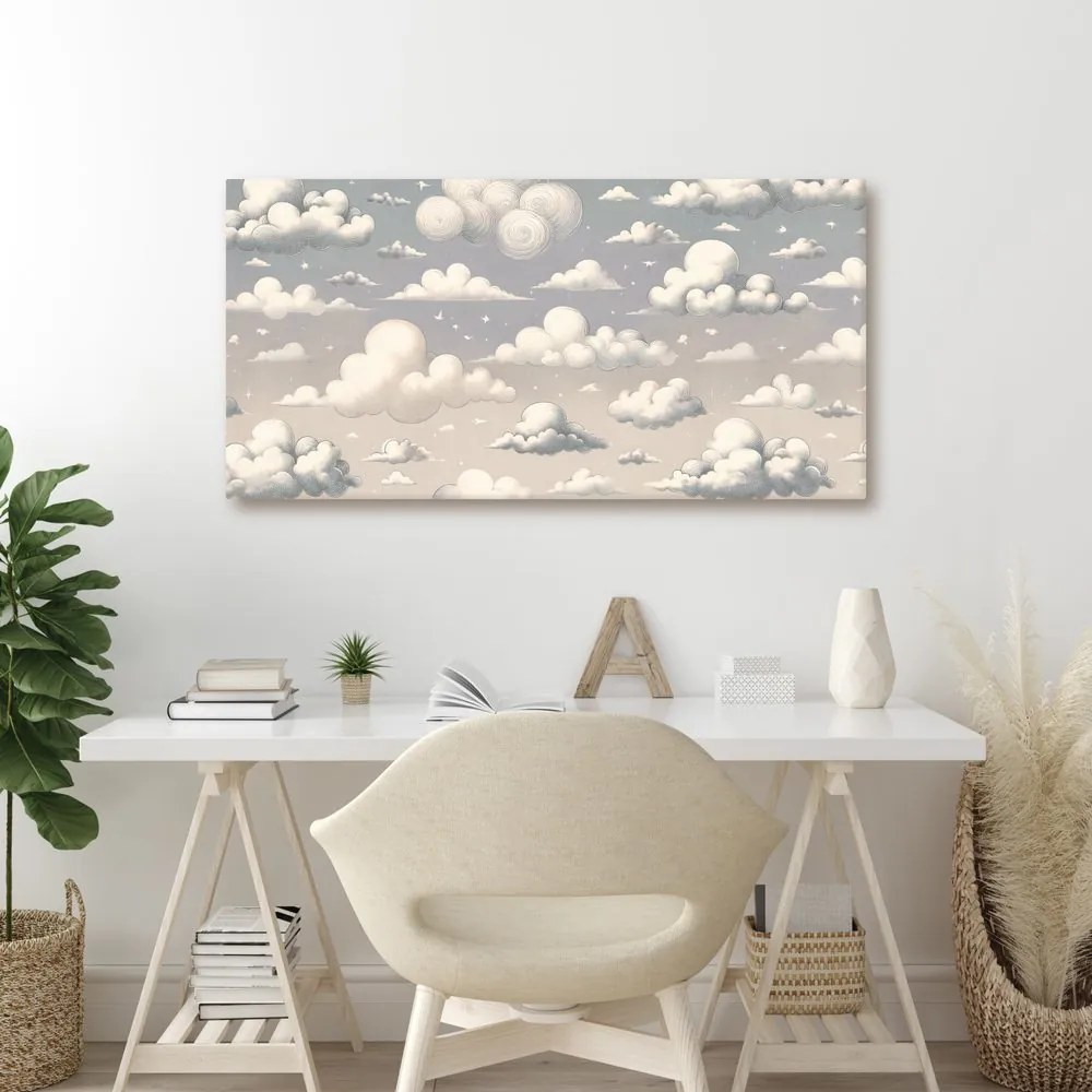 Quadro su tela – Cielo da fiaba con nuvole