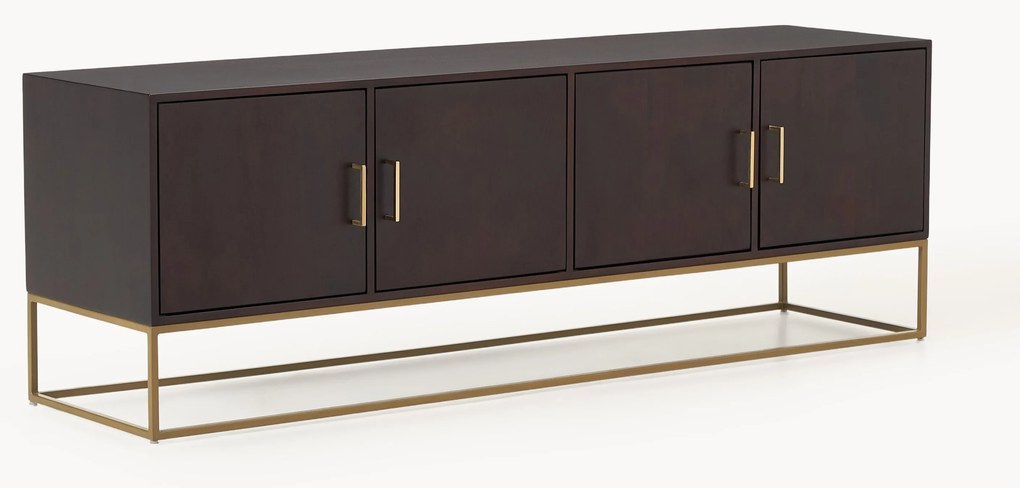 Credenza bassa in legno di mango Lyle